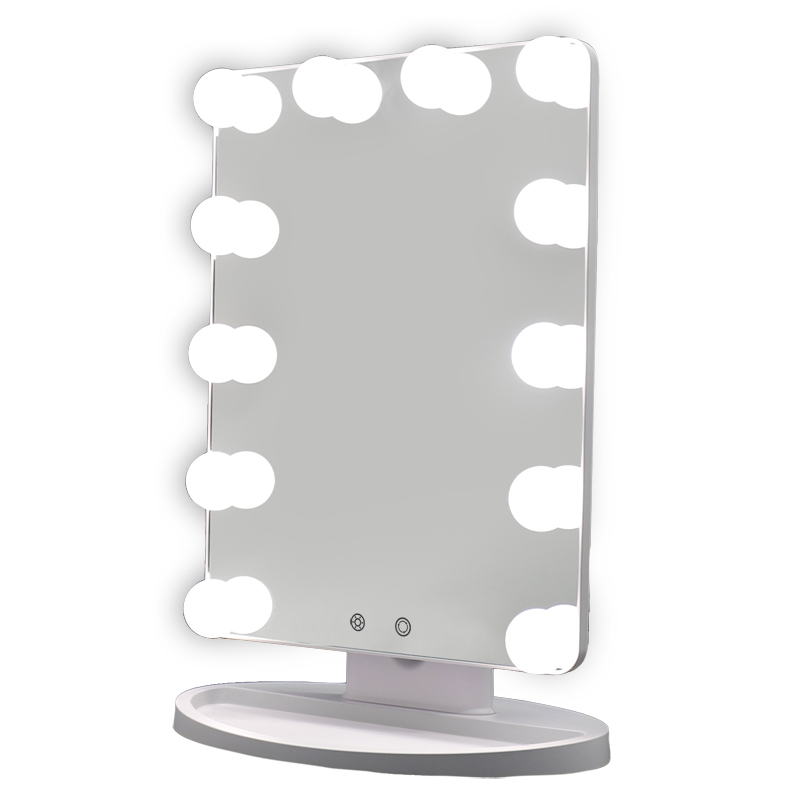 SM279SL Косметическое зеркало Зеркало для макияжа с голливудской подсветкой и 12 лампами с регулируемой яркостью
