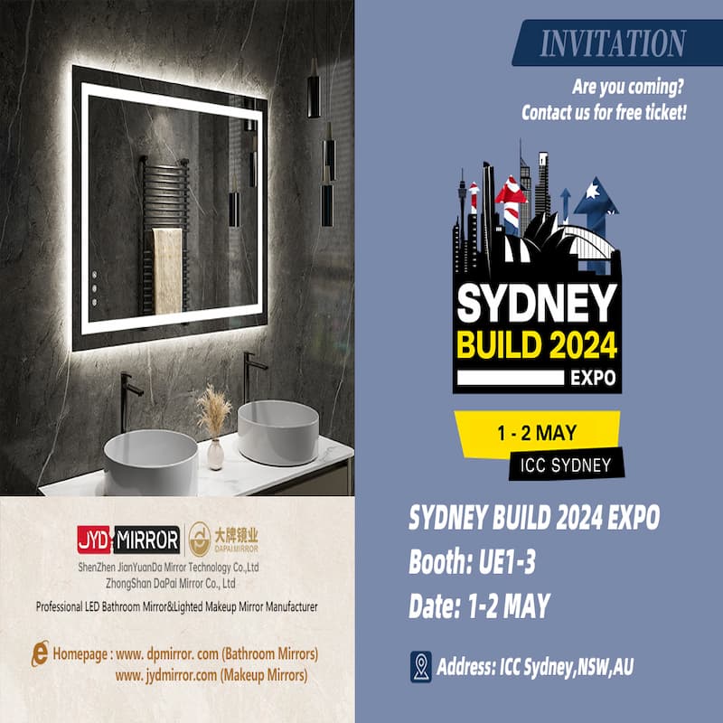 Представляем инновации: JYD Mirror демонстрирует передовые зеркала на предстоящей выставке строительных материалов в Сиднее